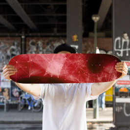 Red Nebula Skateboard | kosmisch ruimteskateboard