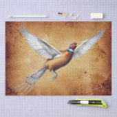 Red-neck Feasant Decoupage / Weefselpapier Tissuepapier (Craft)