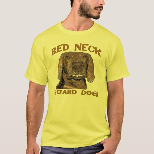RED NECK GUARD DOG T-SHIRT (Voorkant)