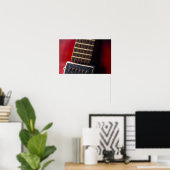 Red Neck HollowBody Guitar Pick-up Poster (Thuiskantoor)
