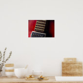 Red Neck HollowBody Guitar Pick-up Poster (Keuken)