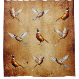 Red-neck Pheasant Douchegordijn