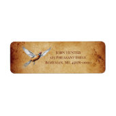 Red-neck Pheasant Return Address Label (Voorkant)
