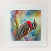 Red Necked Nightjar 270624AREF111 - Watercolor Legpuzzel (Horizontaal)