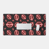 Red Neon Kiss Bureaumat (Keyboard & Muis)