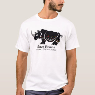 Red neushoorns - Bedreigde dieren graphic - Natuur T-shirt
