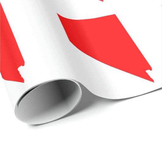 Red Nevada Cadeaupapier (Rol Hoek)