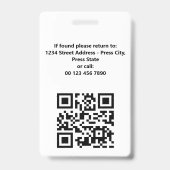 Red News Media Press Photo Badge (Back)