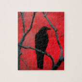 Red Night Crow Legpuzzel (Verticaal)