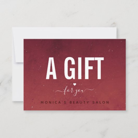 Red Night Sky Galaxy Cosmic Universe Heart Love (Voorkant)