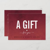 Red Night Sky Galaxy Cosmic Universe Heart Love (Voorkant / Achterkant)