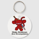 Red Ninja Claw Sleutelhanger (Voorkant)