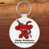 Red Ninja Claw Sleutelhanger (Voorkant)