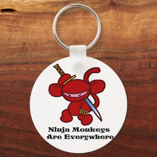 Red Ninja Claw Sleutelhanger (Voorkant)