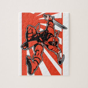 Red Ninja Legpuzzel