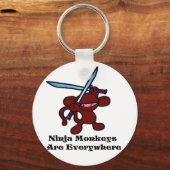 Red Ninja Overhead Sleutelhanger (Voorkant)
