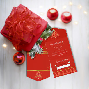 Red Noel All in One Christmas Event Uitnodiging