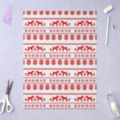 Red Nordic Airedale Terrier Dog Christmas Tissuepapier (Craft)