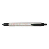 RED NORDIC KNIT Pen (Achterkant)