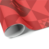 Red Nordic Star Christmas Bright Cadeaupapier (Rol Hoek)