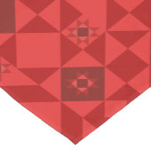 Red Nordic Star Christmas Bright Korte Tafelloper (Hoek)