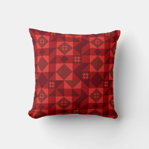 Red Nordic Star Christmas Bright Kussen
