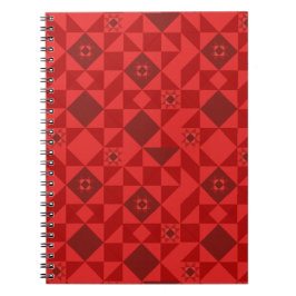 Red Nordic Star Christmas Bright Notitieboek