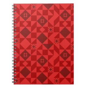 Red Nordic Star Christmas Bright Notitieboek