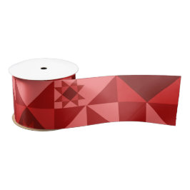 Red Nordic Star Christmas Bright Satijnen Lint