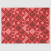 Red Nordic Star Christmas Bright Tissuepapier (Voorkant)