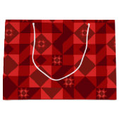 Red Nordic Star Christmas Groot Cadeauzakje (Voorkant)