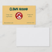 Red Nose Comedy Logos Sjabloon Visitekaartje (Voorkant / Achterkant)