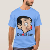 Red Nose Day Mr. Been Comic Relief Tshirt (Voorkant)