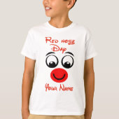 Red Nose Day Personalized T Shirt Comic Refief (Voorkant)