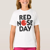 "Red Nose Day" Vrouwendag T-shirt (Voorkant)
