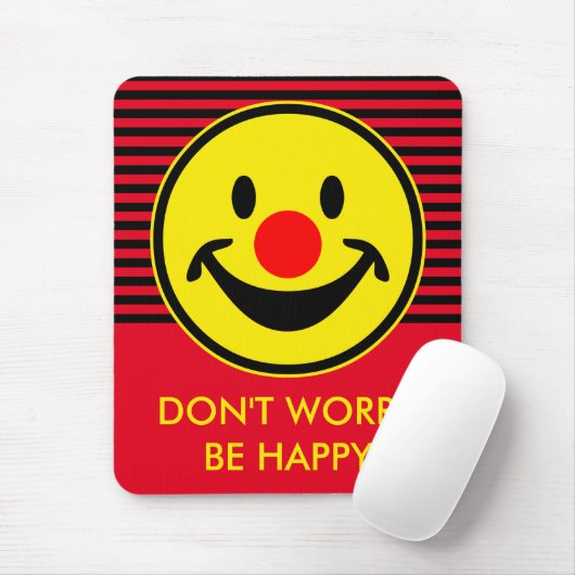 Red Nose - geel + uw ideeën Muismat (Met muis)