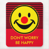 Red Nose - geel + uw ideeën Muismat (Voorkant)