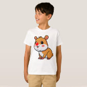 Red Nose Hamster Funny Day 2025 T-shirt (Voorkant volledig)