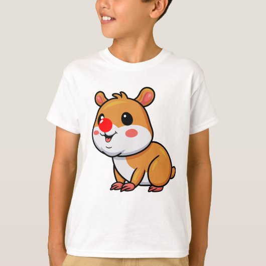 Red Nose Hamster Funny Day 2025 T-shirt (Voorkant)