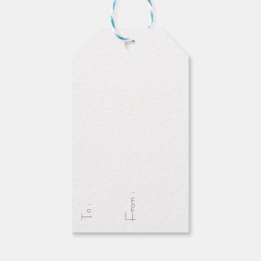 Red Nose Reindeer  Cadeaulabel (Achterkant)