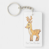 Red Nose Reindeer Sleutelhanger (Voorkant)