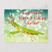 Red Nosed Praying Mantis Weird Briefkaart (Voorkant)