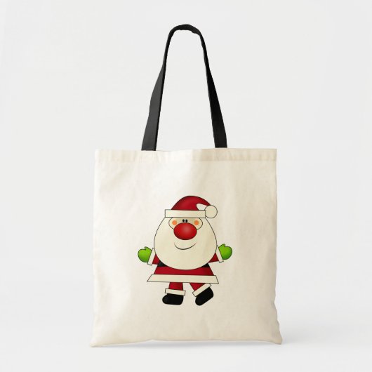Red Nosed Santa Bag Tote Bag (Voorkant)