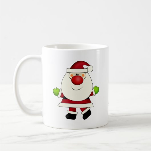 Red Nosed Santa Koffiemok (Links)