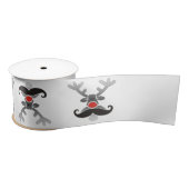 Red Nosed van Mustache + jouw idee Satijnen Lint (Spoel)