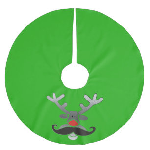 Red Nosed van Mustache Kerstboom Rok