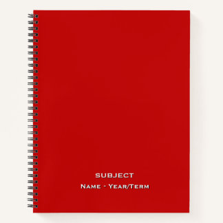 red notitieboek