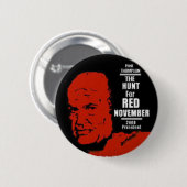 Red November Button (Voorkant /achterkant)