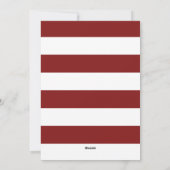 Red Now Enjoying Some Not So Silent Nights Feestdagenkaart (Achterkant)