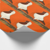 Red Nun Pigeon Cadeaupapier (Hoek)